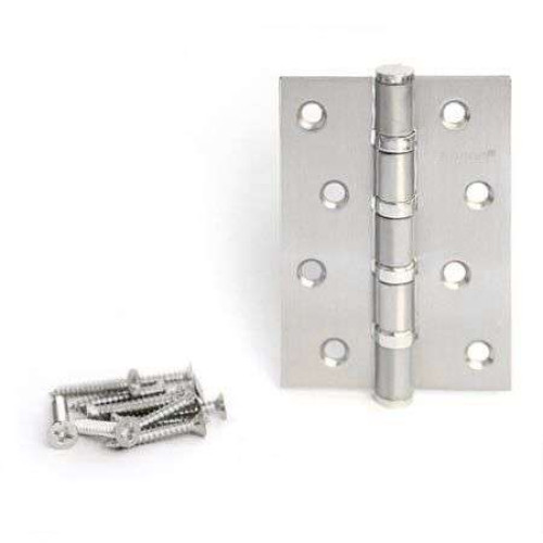 Петля врезная APECS 100*70-В4-Steel-NISмат.никель (7758)