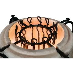 Тандыр Сармат Аладдин (подставка, кочерга, совок, колосник, шампуры 20шт, стойка-подставка для крышки в комплекте)