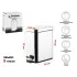 Ведро для мусора PERFECTO LINEA нерж.сталь 5л с педалью, прямоуг.