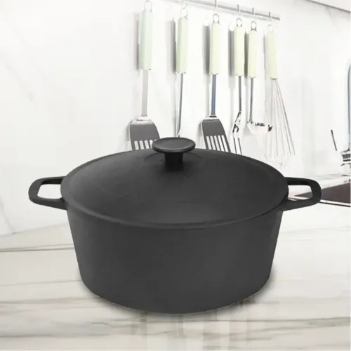 Кастрюля Гардарика чугунная с крышкой 5л (472934)