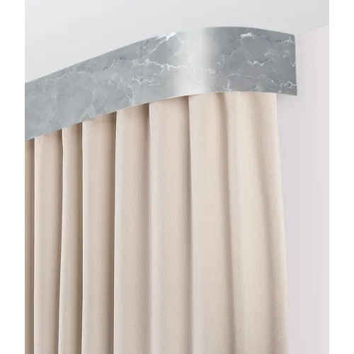 Карниз Ле-Гранд Монолит 7см 2,0м (2ряд) Кварц с поворотами (5)