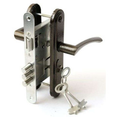 Замок врезной с руч. ЗВ9-4.2 (медь) Зенит (04992)