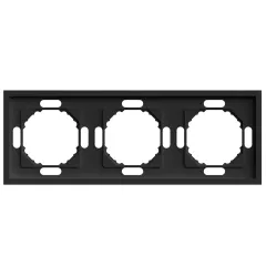 Рамка 3-пост ЭМИЛИ черный PFR00-5003-05