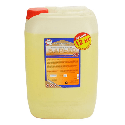 Препарат Барьер-ОБ огнебиозащита Сосна 12кг