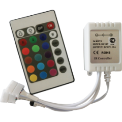 Контроллер ECOLA 12V CRS144ESB 144W 12A с ИК пультом управления
