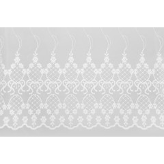 Тюль Ле-Гранд Флер 300*260 с утяжелителем белый