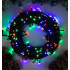 Гирлянда Нить 20м темная нить 200LED свечение мульти, 8 режимов (3556811)