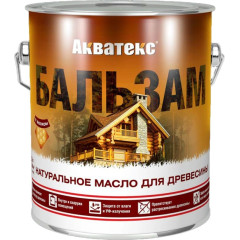 Бальзам Акватекс, натуральное масло для древесины ЛИСТВЕННИЦА, 2,2л