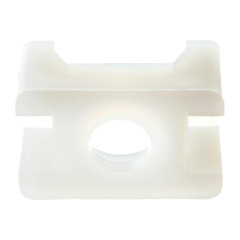 Площадка под винт 15х10 мм белые (уп.=100шт.) Fortisflex 62451