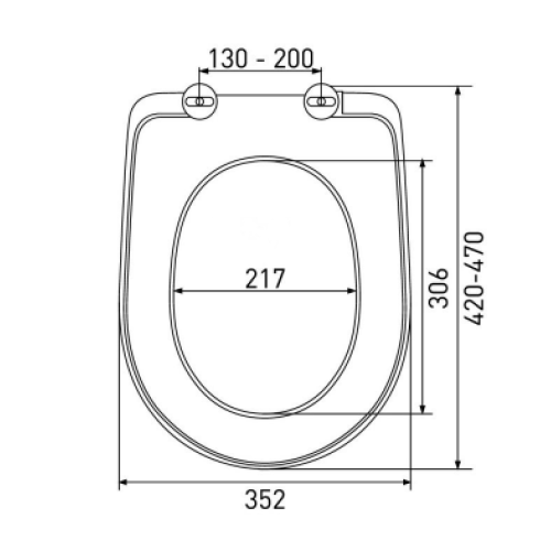 Сиденье для унитаза WAVE дюропласт W-CS-5d (Анимо, Бриз, Корал, Виктория)