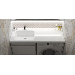 Умывальник над стиральной машиной Лакшери 1200 VD120D1 левый