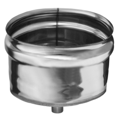 Дымоход конденсатоотвод внешний 0,5мм Ф130 нержавеющая сталь (Феррум)