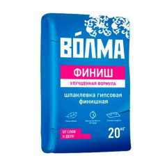 Шпатлёвка ВОЛМА Финиш гипсовая 20 кг