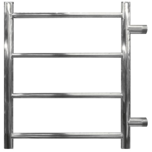 Полотенцесушитель нерж. AQUATER Мадрид-гранд 400/500/320 4п (Базовая+крепеж)