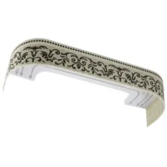 Карниз Ле-Гранд Оливия 2,4м (3ряд) латунь с поворотами (5)