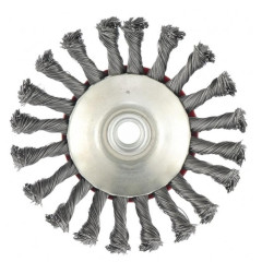 Щетка для УШМ MATRIX с наклоном 125 мм (74611)