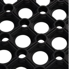 Коврик придверный 800*1200мм Ячеистый черный(16мм)