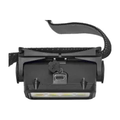 Фонарь налобный FOCUSray 1301 8 диодов 3W COB,акку 18650 1200 мАН,3,7V встроенный,сенсор,индикатор заряда