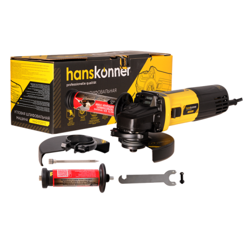 Машина углошлифовальная HANSKONNER 125мм HAG13125TE