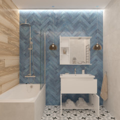 Шкаф с зеркалом EVA GOLD 80 