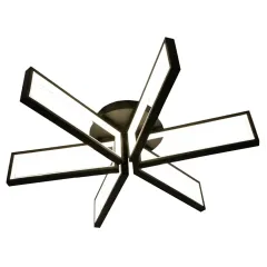 Светильник ESTARES MALDI 120W(1200Lm) 2000K-4000K-6000K d650 ПДУ, черный/белый