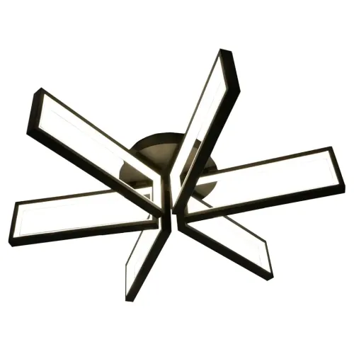 Светильник ESTARES MALDI 120W(1200Lm) 2000K-4000K-6000K d650 ПДУ, черный/белый