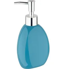 Дозатор для жидкого мыла РЫЖИЙ КОТ Лазурит керамика, 106631 (892149)