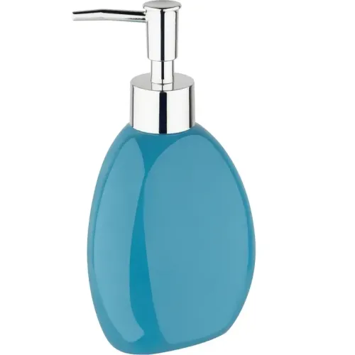 Дозатор для жидкого мыла РЫЖИЙ КОТ Лазурит керамика, 106631 (892149)