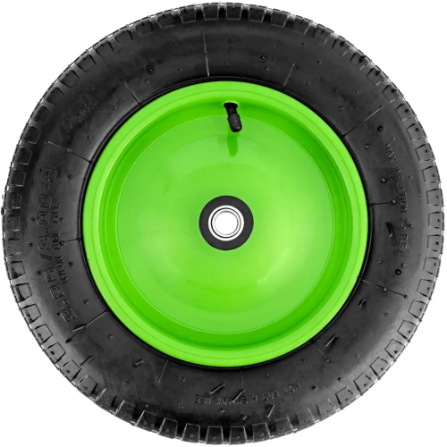 Колесо для тачки СИБРТЕХ пневмо 3.25/3.00-8, длина оси 90мм, подшипник 16мм (68973)