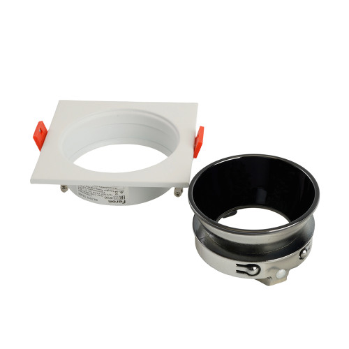 Свет. точ. Feron DL3112 MR16 квадрат белый/черный/хром(51405)