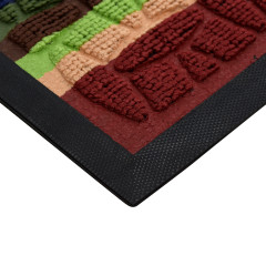 Коврик придверный 400*600мм Vortex Comfort красный (22383)