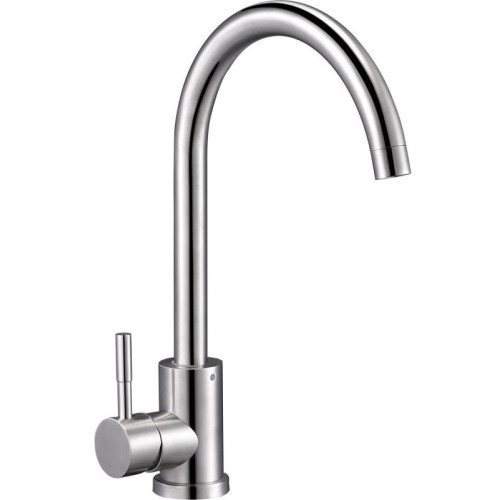 Смеситель для кухни SOLONE EZA4-D090, нерж. сталь, ф 35