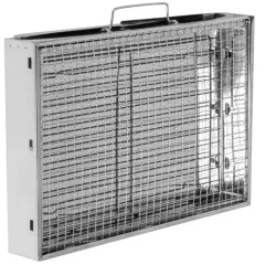 Мангал-барбекю складной с решеткой 43х29х23 см, нержавеющая сталь PERFECTO LINEA (47-243292)