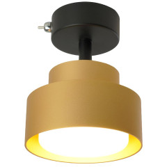 Светильник накладной FERON HL3670 AURA GX53 золото(48414)