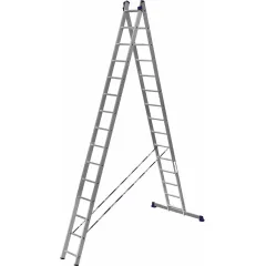 Лестница АЛЮМЕТ двухсекционная 2х15 (6215)