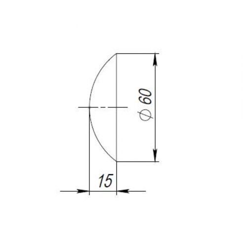 Демпфер настенный DSW-60 бежевый (43125)