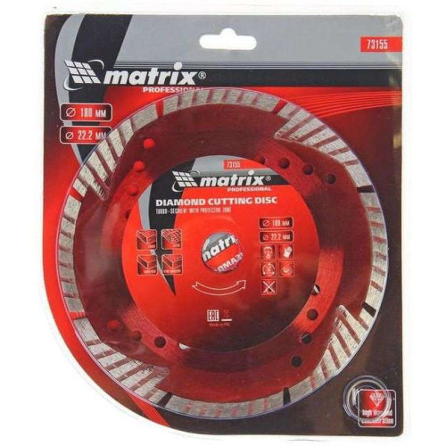 Диск алмазный MATRIX 180х22,2мм (73155)