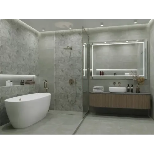 Плитка напольная 450*450*8 Филира серый, матовый (TP453654D)  (в уп. 2.025 м2)