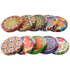 Крышки винтовые Авестар Твист-Офф Летний муар 10 шт (ТО100-МУАР-10)