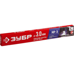 Электроды ЗУБР МР-3  ф3х350 мм 1 кг (40011-3.0)