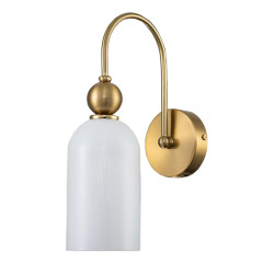 Светильник настенный Люмис 34005/1W GAB 1х40 E14 h230 латунь