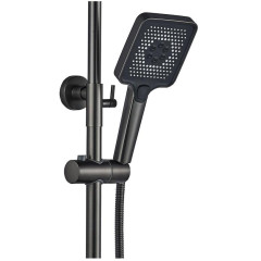 Душевая стойка EVA GOLD Vesta FS12GR-PVD оружейная сталь, латунь