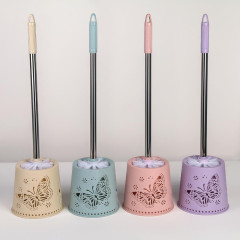 Ёрш для туалета напольный «Бабочки» 12,5х50 см (4563137)