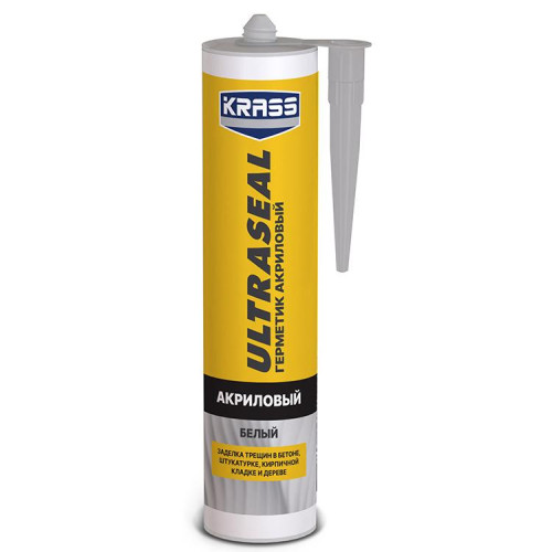Герметик акриловый KRASS ULTRASEAL Белый 260мл Россия