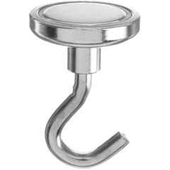 Магнит неодимовый Cartage с крючком, d-32мм, 17кг (4790151)