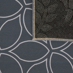 Коврик придверный 900*900мм Vortex Velur Лепестки (24338)