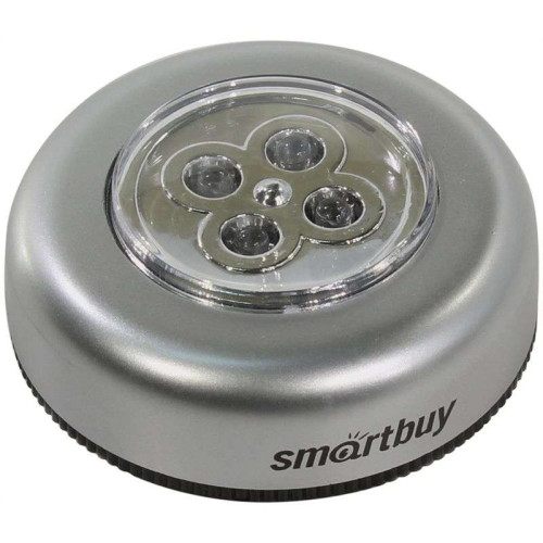 Фонарь кемпинговый SMARTBUY SBF-831-S 4 LED серебро 3хR03