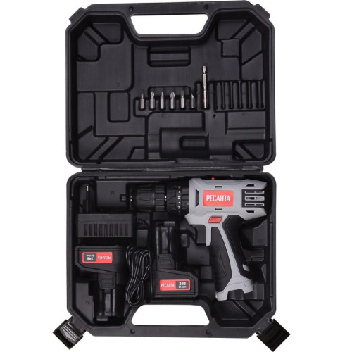 Шуруповерт РЕСАНТА ДА-24-2ЛК-У (75/14/8) (*15)