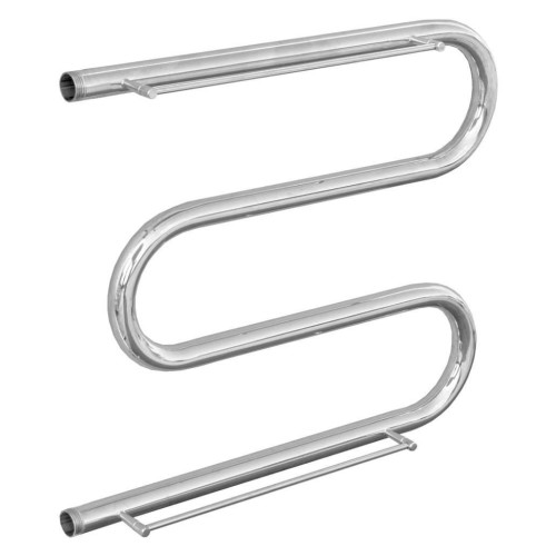 Полотенцесушитель нерж. AQUATER М 500/400 с полками (Базовая+крепеж)