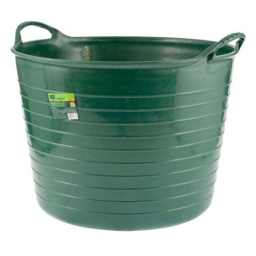 Ведро СИБРТЕХ гибкое сверхпрочное 40л, зеленое (67506)